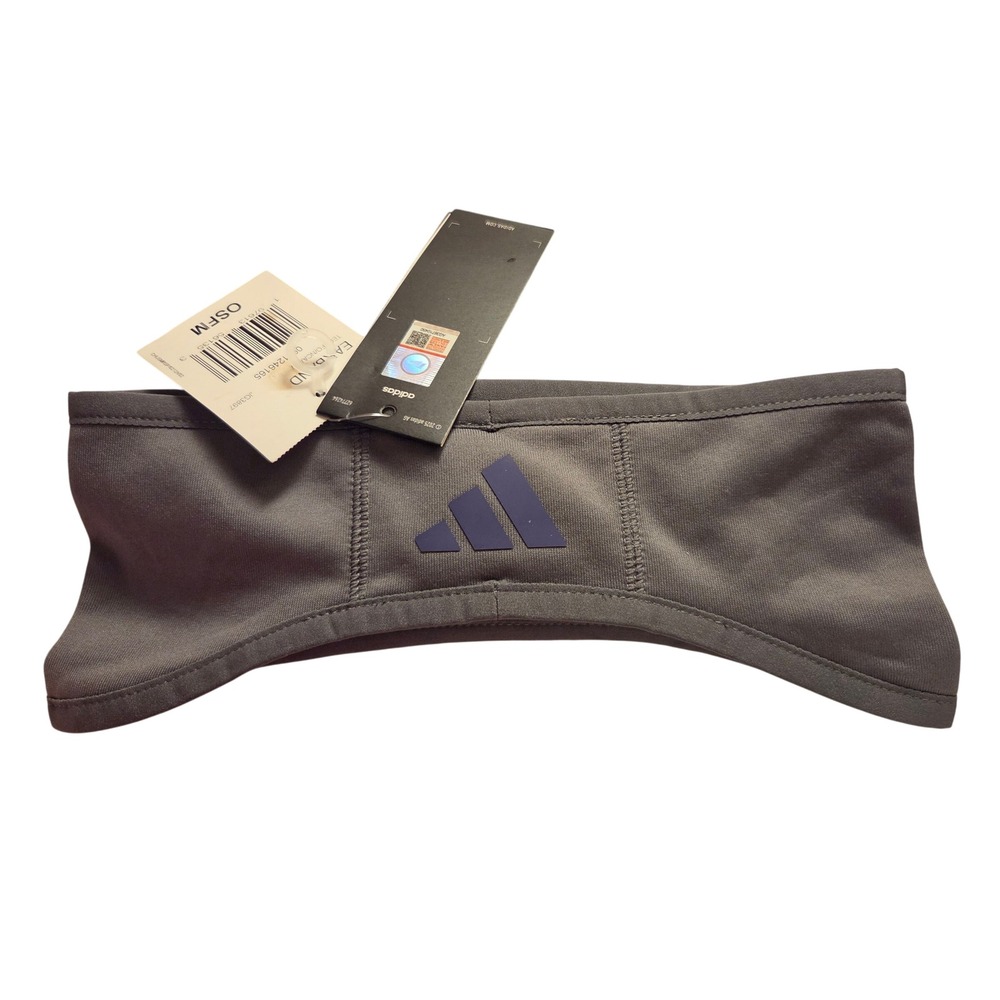 Adidas Headband Unisex OSFM Gray New Washington Huskies Ear Warmer Fleece Lining - Picture 2 of 3